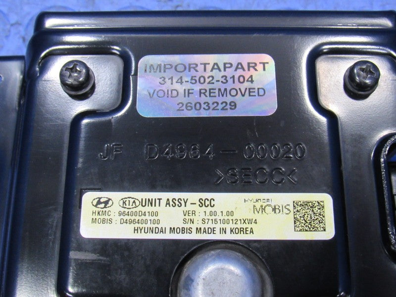 16-18 Kia Optima ACC Cruise Control Distance Radar Sonar Sensor 96400D