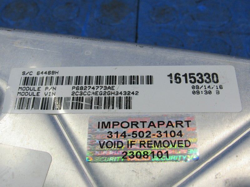 VIN PROGRAMMED 16 Chrysler 300 3.6L RWD Engine Computer ECU 68274773 P