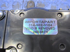 10-12 Mitsubishi Lancer Climate Control Heater Radio Surround Black Be
