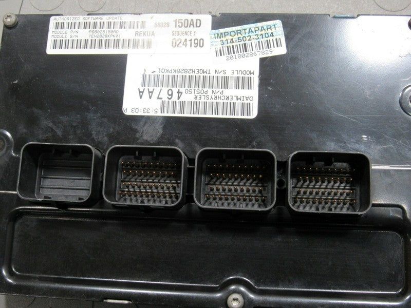 PLUG & PLAY 09 Grand Cherokee WK 3.7L 4x2 Engine Computer ECU 68028150