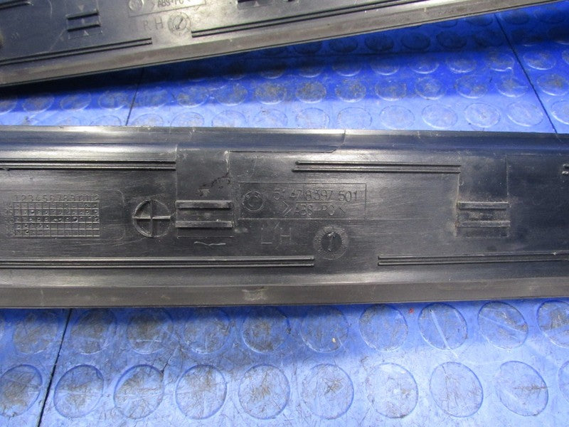 99-02 BMW Z3 M Coupe Door Sill Trim Cover Pair OEM Left Right Black 22