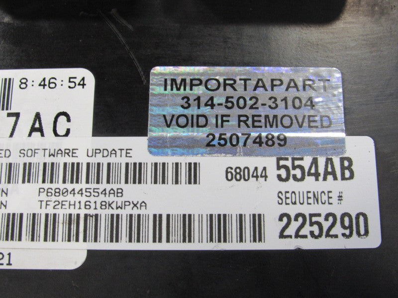 PLUG & PLAY 08 Caravan T&C 3.3L FFV Engine Computer ECU 68044554 PROG 