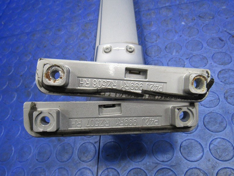 14-20 Infiniti QX60 Roof Rail Luggage Rack Cross Bars Silver Front Rea