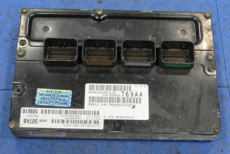 PLUG & PLAY 03-04 Concorde Intrepid 3.5 Engine Computer ECU 04896507 P