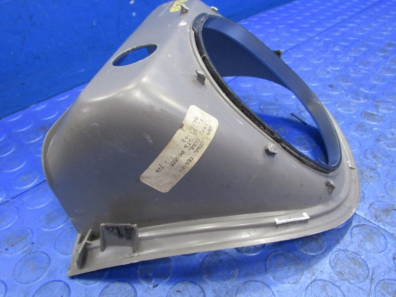 01-04 Ford Mustang SN95 IUP Silver Console Shift Boot Trim Radio Bezel