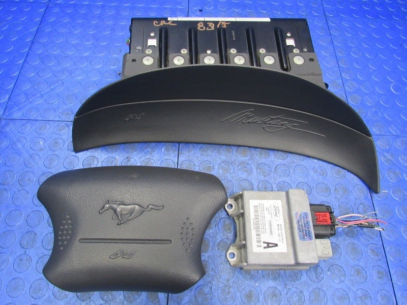 99-02 Ford Mustang GT V6 LH RH SRS Airbags Air Bag Bags Set W/ Module 