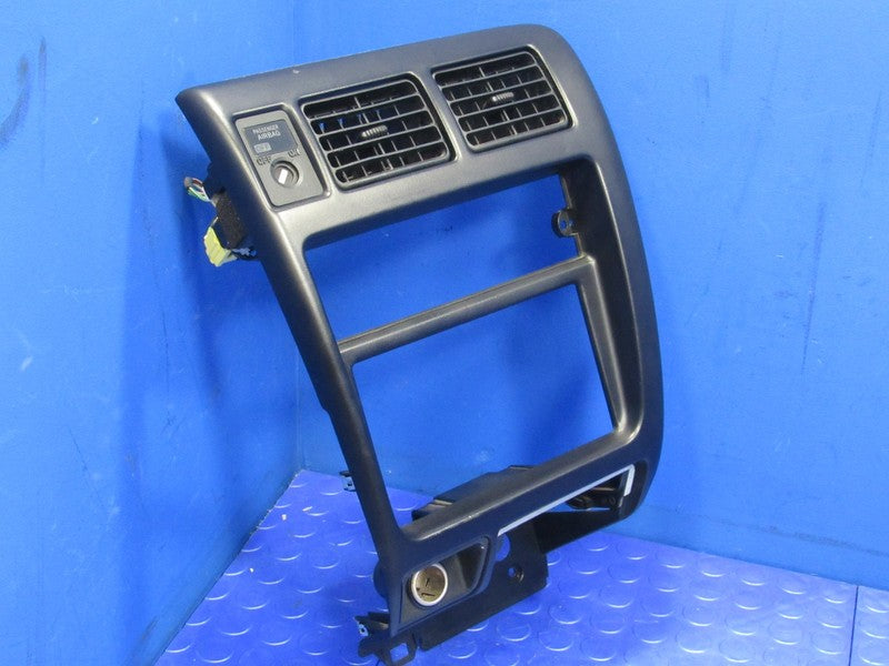 98-04 Toyota Tacoma Center Dash Climate Control Radio Bezel Trim Black