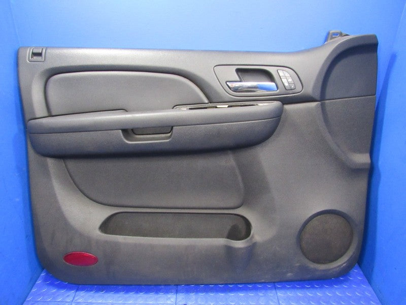 07-09 Yukon Tahoe Suburban Front LH Left Driver Door Panel Ebony Black