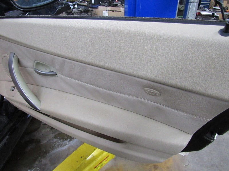 03-08 BMW Z4 E85 Right RH Passenger Side Front Door Trim Panel Tan