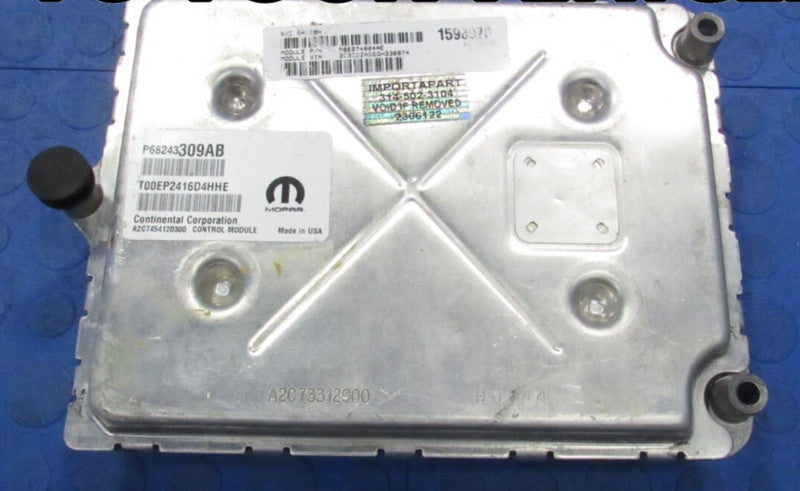VIN PROGRAMMED 16 Dodge Challenger 3.6 AT Engine Computer ECU 68274804