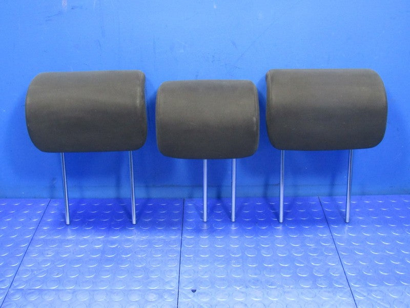 09-13 Honda Fit Rear Seat Headrests Head Rest SET of Three Graphite Bl