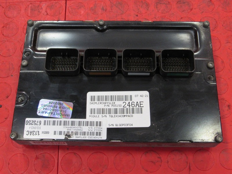 PLUG & PLAY 10 Dodge Charger 2.7L V6 Engine Computer ECU 68054113 PROG
