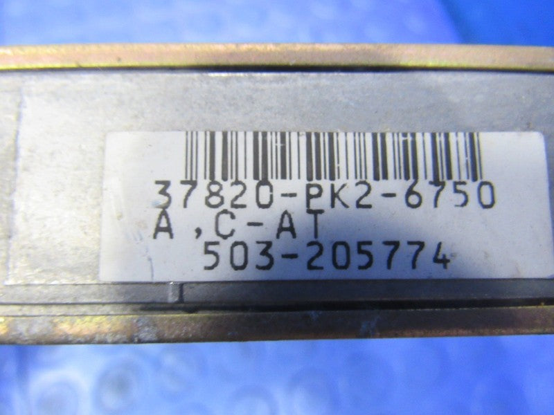 89-91 Honda Prelude 2.0L B20A AT ECU ECM PCM Engine Computer 37820-PK2