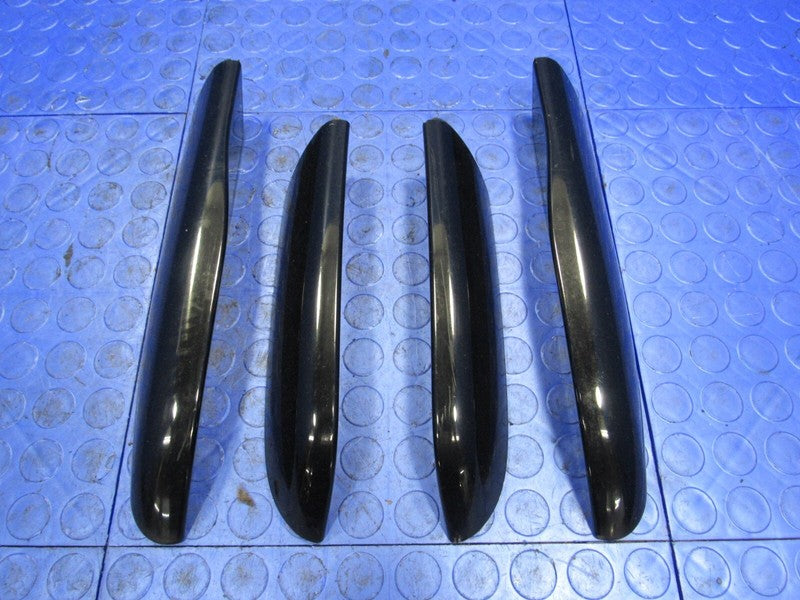 03-06 Cadillac Escalade ESV Luggage Roof Rack Carrier End Caps Set Bla