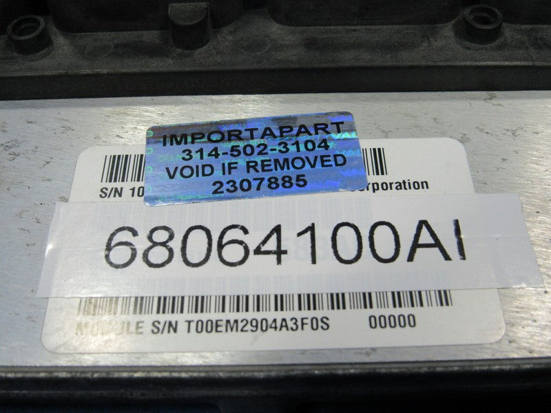 PROGRAMMED PLUG & PLAY 11 Dodge Ram 3.7 AT ECU ECM PCM 68064100AI 100 