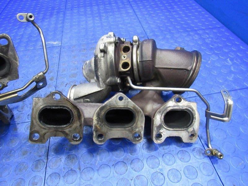 15-18 Porsche Macan S GTS 95B 3.0L V6 Twin Turbo Turbocharger Pair LH 