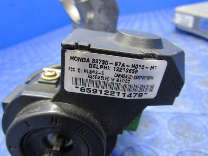 02 Civic DX LX AT ECU PCM Programmed Engine Computer Key Set 37820-PLM