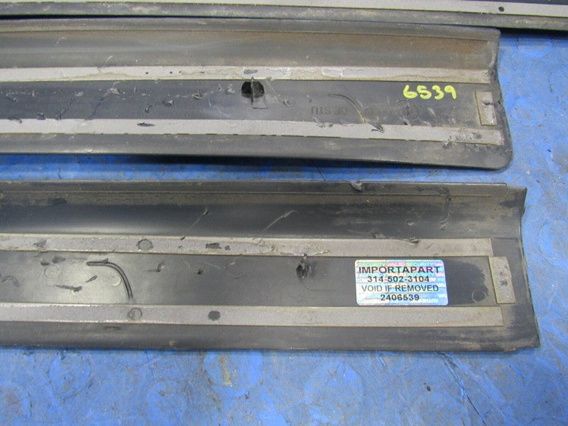 05-11 Audi S6 Door Sill Cover Protector Plate Lower Trim Plaque Set of