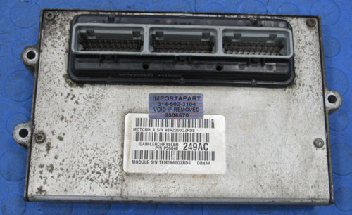 01 Dodge Durango 4.7 ECU ECM PCM Engine Computer Control 249 56040249A
