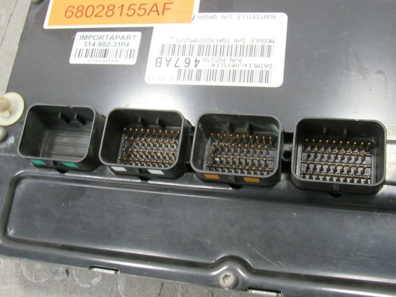 PLUG & PLAY 09 Grand Cherokee WK 3.7L AWD Engine Computer ECU 68028155