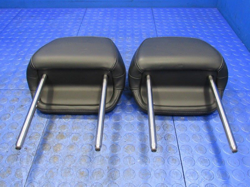 11-18 Porsche Cayenne 958 Front & Rear Headrests W/ Crest Set of 5 Bla