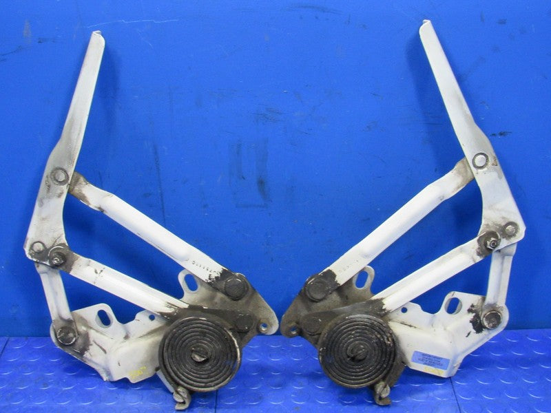 94-02 Dodge Ram 1500 2500 3500 Hood Hinge Hinges Set Pair White 5007