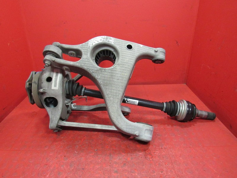 10-13 Porsche Panamera Left Rear Spindle Knuckle Hub Control Arm Axle 