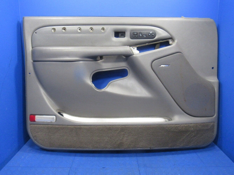 04-06 Escalade ESV EXT Front Left LH Driver Interior Door Panel Pewter
