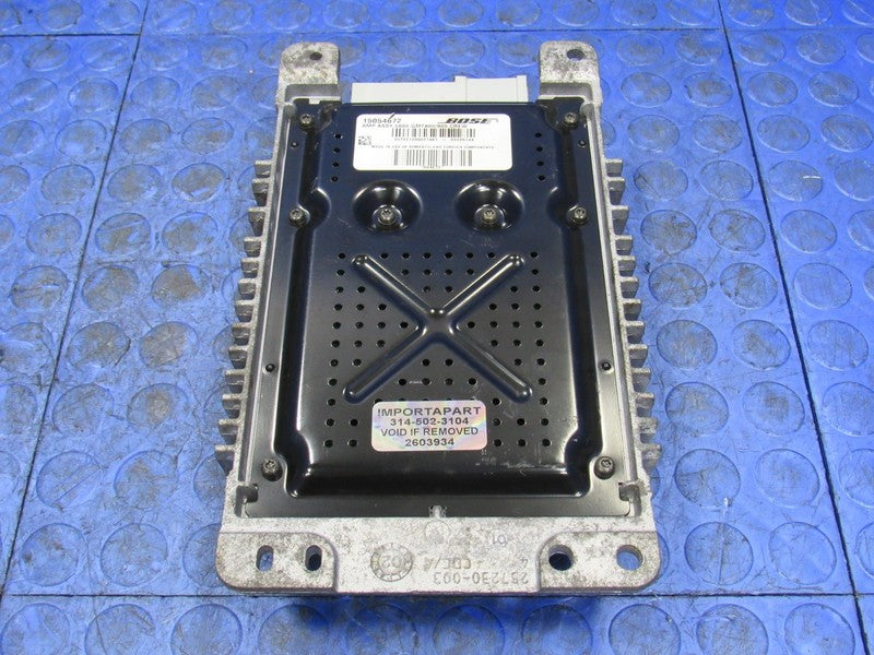 03-06 Avalanche Sierra Silverado Crew Cab Bose Audio Amplifier Amp 150