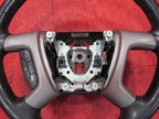 07-14 Silverado Sierra Driver Leather Steering Wheel Cruise Control Eb