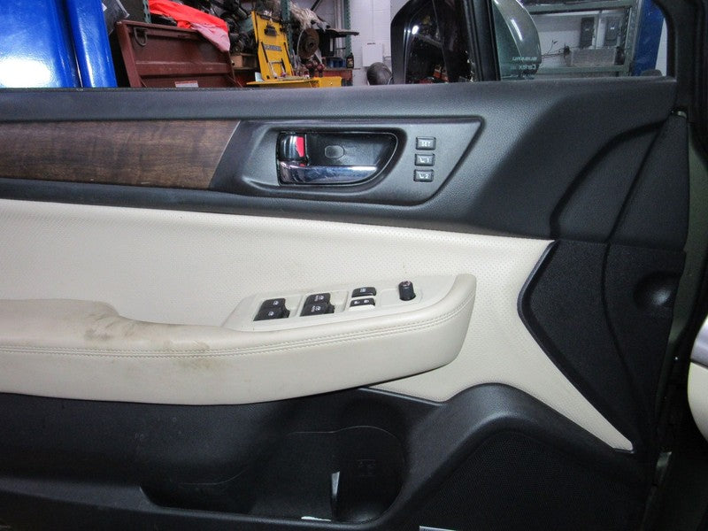 15-16 Subaru Outback Left LH Driver Side Front Door Trim Panel W/O Swi