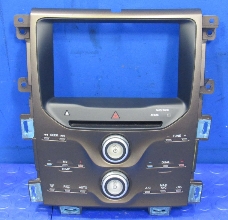 11-14 Ford Edge ATC Climate Heater Radio Control Panel Face BT4T-18A80