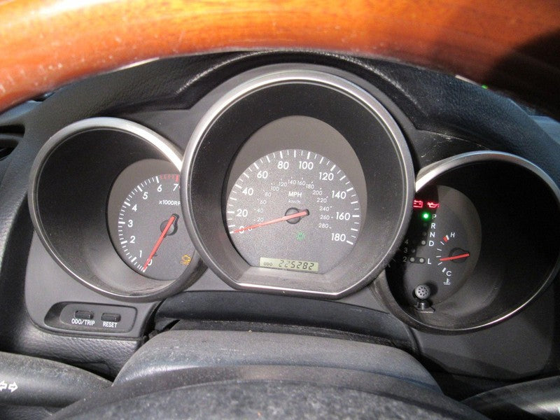 02-05 Lexus SC430 AT Instrument Cluster Speedometer Odometer W/O Compa