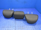 13-17 Honda Accord Sedan Rear Seat Headrests Head Rest Black Leather S