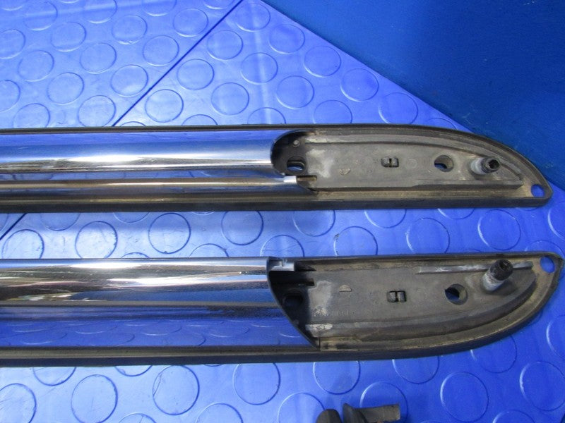 02-13 Cadillac Escalade EXT Roof Luggage Rack Rails Chrome W/ Cross Ba