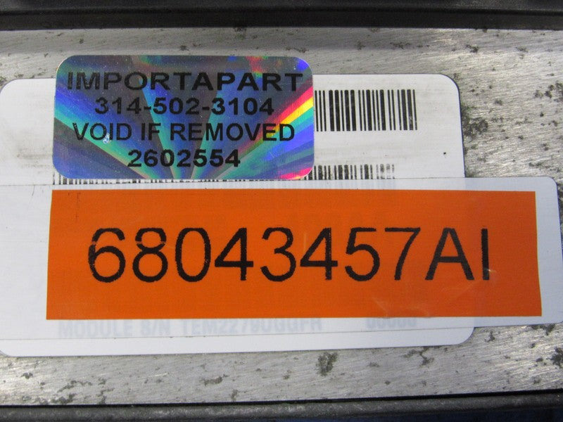 PROGRAMMED PLUG & PLAY 10 Jeep Wrangler JKU 3.8L AT ECM 68043457AI 457