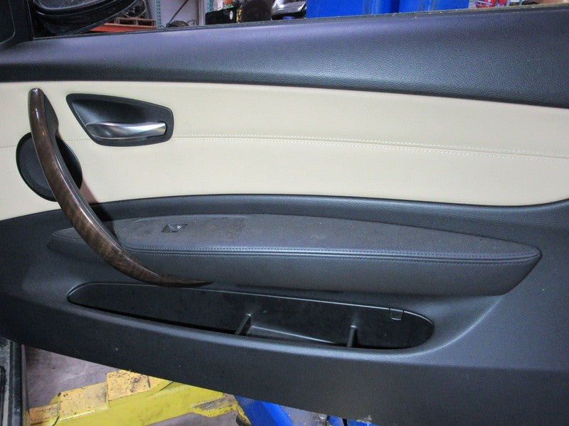 09-11 BMW 128 135 Right RH Passenger Side Front Door Trim Panel Tan