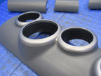 03-06 Honda Element Dash Trim Finish Panel Set Climate Control Gray Si