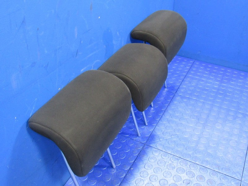 09-13 Honda Fit Rear Seat Headrests Head Rest SET of Three Graphite Bl