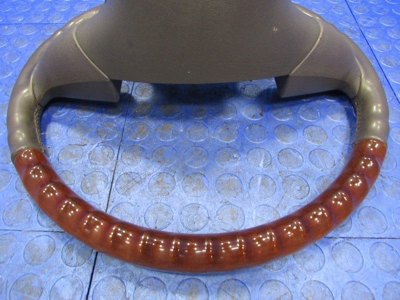 03-06 Escalade Yukon Denali Leather Wrapped Wood Grain Steering Wheel 