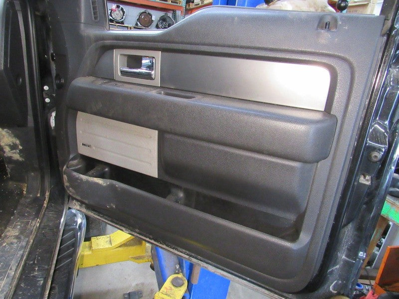 12-14 Ford F-150 Right RH Passenger Side Front Door Trim Panel Black