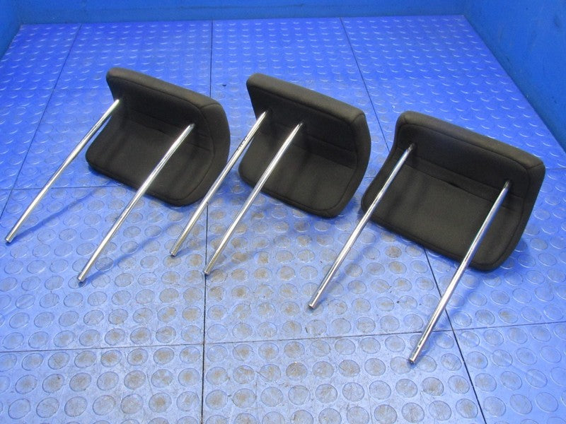 09-13 Honda Fit Rear Seat Headrests Head Rest SET of Three Graphite Bl