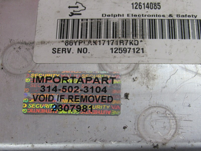 07 Silverado Sierra Escalade Yukon H2 ECU ECM PCM Engine Computer 1259