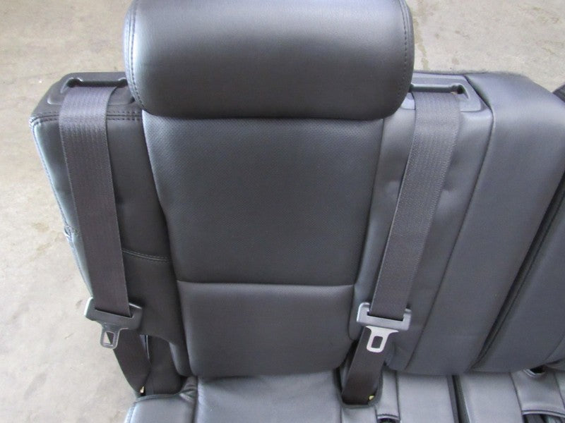 07-14 Tahoe Yukon Suburban Escalade Black Leather Third 3rd Row Seat 4