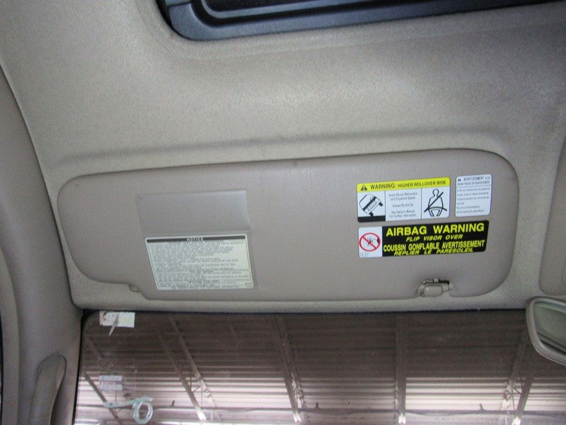 98-02 Toyota Land Cruiser Left LH Driver Side Sunvisor Sun Visor Shade