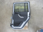 11-17 Jeep Wrangler Unlimited JK Rear Right Passenger Door Bright Silv