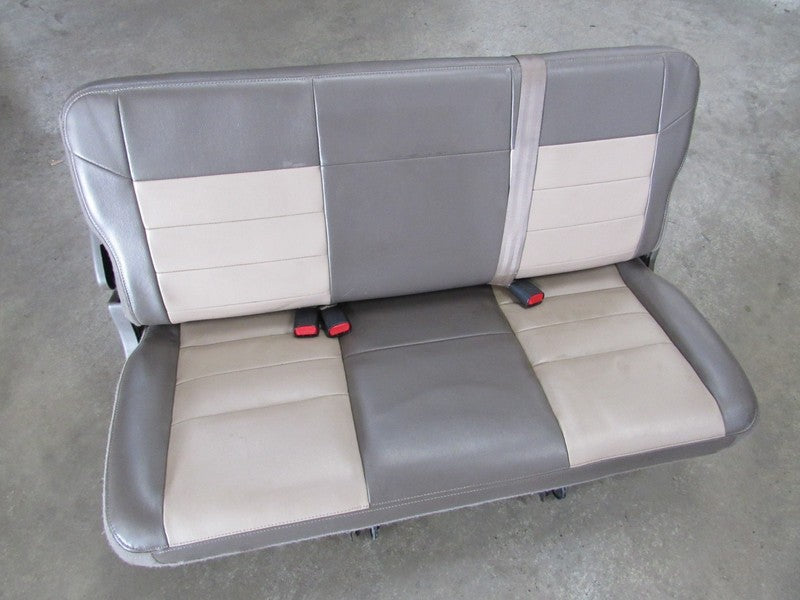 00-05 Ford Excursion Eddie Bauer Leather Rear Third 3rd Row Bench Seat