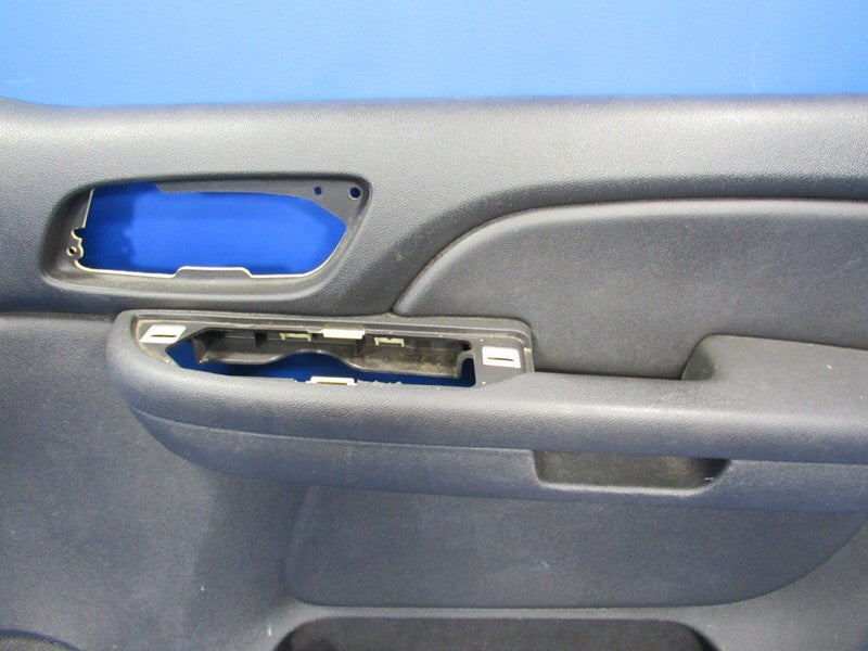 07-09 Yukon Tahoe Suburban Front Right Passenger Door Panel Ebony Blac