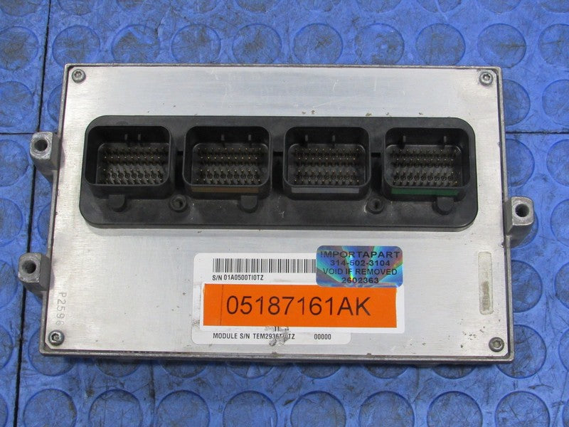 PROGRAMMED PLUG & PLAY 07 Jeep Wrangler JK 3.8L AT ECM 05187161AK 161 