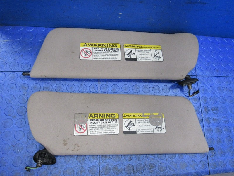 97-01 Jeep Cherokee XJ Overhead Roof Console Dome Display Info Sunviso